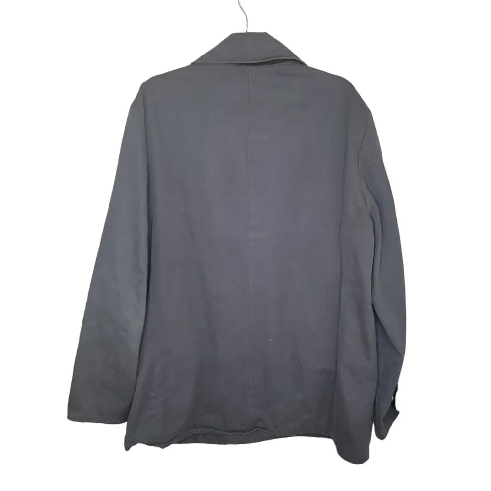 Levi's Men's Gray double-breasted peacoat jacket size XXL